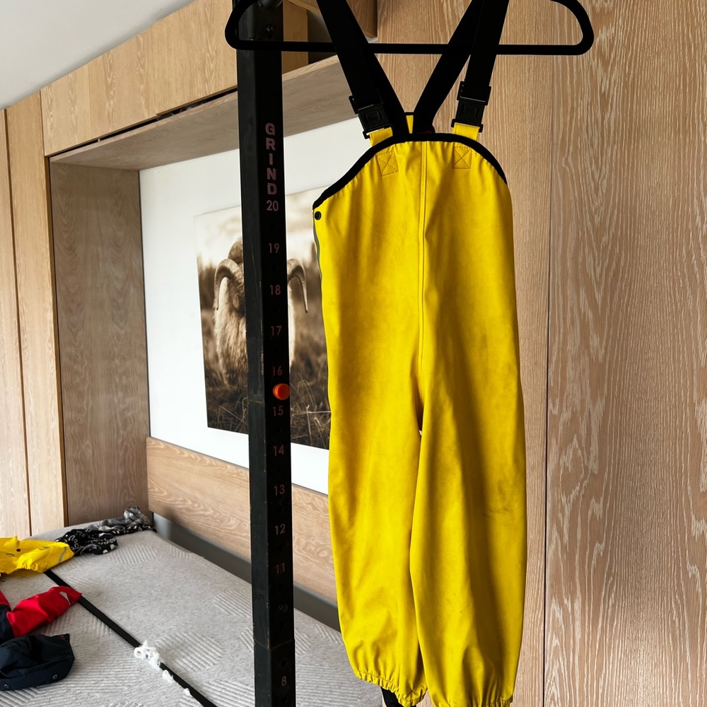 Reima yellow rain Pants